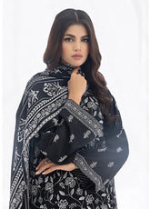 Lakhany Monochrome Printed Lawn Suits Unstitched 3 Piece Suit - LSM24MP LG-AR-0011